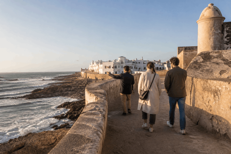Moroccan coastline at golden hour
